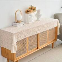 French Tablecloth, Lace, Dust Cover, Vintage Square Tablecloth, Versatile Background Cloth