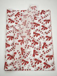 20pcs Christmas Style Candy Pattern Thin Paper, Size 19.69 Inches * 13.78 Inches, Handmade Packaging Paper, Shatterproof Item Protection, Gift Box Filling, Party Decoration - Halloween Design, Holiday Packaging, Durable Packaging, Christmas Decoration, Holiday Decoration