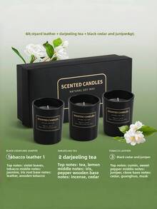 3个创意沙杯蜡烛盒，香薰蜡烛，采用天然大豆蜡制成，提供多种香型供您选择。纯天然植物香氛，花果香调，适用于婚礼装饰、瑜伽、冥想、放松身心以及纪念品。送女友、礼物、母亲节、女生、情人节礼物