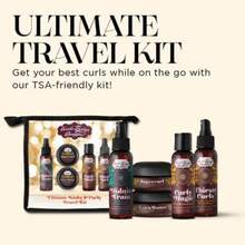 Complete Hair Care Travel Set For Curly Hair - 10 Fl Oz Hydration Kit