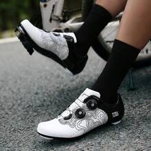 Sapatos de Ciclismo Profissional Masculino, Sapatos de Bicicleta de Estrada para Esportes ao Ar Livre, Confortáveis e Duráveis, Antiderrapantes e Resistentes ao Desgaste, Adequados para Ciclismo, Academia e Outras Atividades ao Ar Livre