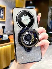 1套磁吸陀螺仪支架,旋转减压渐变闪光手机壳,无线充电后盖,兼容荣耀50 Lite/Magic 5 Lite/X9A/Magic 6 Lite/X9B/Magic 4 Lite/X9/X9C/X9C Smart/Magic 5 Pro/6 Pro/X7C/Magic 7 Lite,热塑性聚酯纤维材质,智能手机配件 | 闪光手机壳 | 支持无线充电功能,国际版,非国内版 - 粉色 - 查看 4