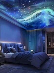 LED Northern Lights Projection Lamp, Suitable For School Opening Season/Festival Gifts. It's Extremely Thoughtful. The Gentle Single-Color Aurora Slowly Flows, Like Bringing The Real Northern Night Sky Into Your Home. The Dynamic Multi-Color Waves Alternate And Change, As If You Were Standing Beneath The Twinkling Starry Sky, Making Every Ordinary Moment Filled With Immersive Light And Shadow Surprises!