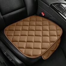 1 pieza/3 piezas Funda para asiento de coche de invierno Cojín de asiento cálido Antideslizante Universal para asiento delantero y trasero Almohadilla transpirable para protector de asiento de vehículo y automóvil