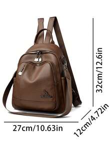 New Classical Fashion High Quality Soft Leather Travel Backpack Women Large Capacity Luxury Shoulder Bags School Bag Backpacks