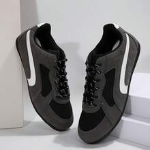 Womens Shoes Walking Classic Fashion Sneakers Casual Tennis Anti Slip - màu đen - Xem 6