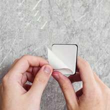 1/2/4/6 خطاف مربع لاصق من الفولاذ المقاوم للصدأ، خطاف منشفة بدون ثقب للحائط، خطاف مقاوم للماء لتعليق الأرواب، رف خطاف، منظم معلق للحمام، ديكور الغرفة، ضروريات المنزل والشقة، للتنظيم والتخزين في الحمام والمطبخ اليوم الوطني