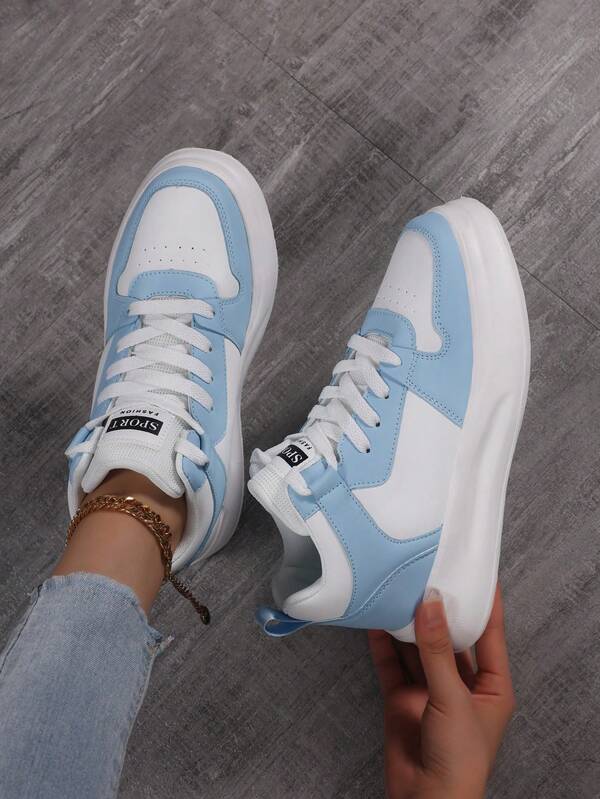 1 Pair Soft, Lightweight, High-Top Sneakers With Thick Soles, Fashionable Casual Sports Shoes For Teenagers, Boys And Girls