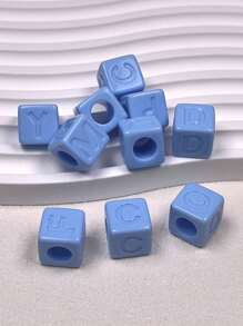 10 قطع من خرز الأحرف الملون من الأكريليك بقطر 12 مم، لصنع المجوهرات DIY، مناسب كهدايا للأصدقاء