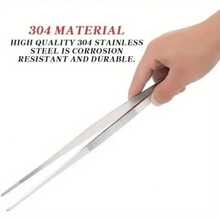 2/1 Set hochwertige Edelstahl Küchenzangen - ergonomisch gestaltete Grillzangen und Kochpinzetten für präzises Lebensmittelhandling - geeignet für Grillen, Kochen und Vor-Mahlzeiten Zubereitung