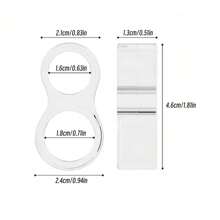 6pcs Door Knob Bumper Rings, Door Stopper Wall Protector, Shock Absorbing Quiet Cushion