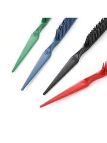 1 Peça Pente de Cabelo de Plástico Anti-Estático - Dentes Finos Portátil Fácil de Manusear - Pente de Plástico Simples para Uso Doméstico - Conveniente para Homens e Mulheres, Kit de Penteado, Kit de Ferramentas para Cabelo, Acessórios de Beleza Doméstica para Mulheres, Ferramentas de Penteado