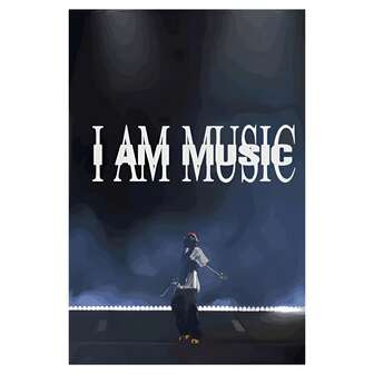 Playboi "I Am Music" Carti Canvas Poster Black & White Music-Themed Wall Art,Print For Home Decor