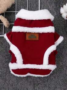 Cute Dog/Cat Clothes, Vintage Vest, Warm Thermal Lining, Autumn/Winter Pet Apparel