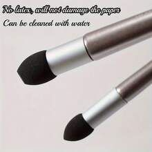 3Pcs Artist Blending Sponge Pen Washable Sketch Rubbing Sponge Brush Reusable Drawing Art Blenders Tools For Artist Professional Student Sketch Drawing Correcting Lightening And Highlight,Back To School,School Supplies