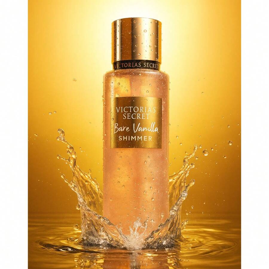 VICTORIA'S SECRET - BARE VANILLA SHIMMER PERFUME MIST FOR WOMEN - Sweet - View 1