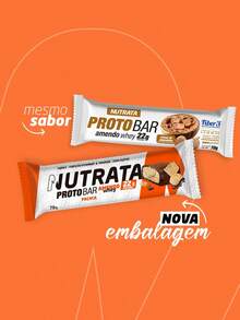 Nutrata Protobar Protobar Almond Whey Paçoca Display With 9 Bars 70g - 花生帕科卡 - 查看 4