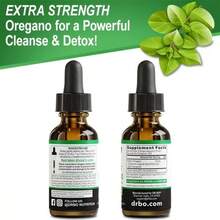 Miriyalyad Dr. Bo Organic Oil Of Oregano Liquid Drops - Immune Support, Herbal Tincture, Gut Health, Overall Health - 200 Servings & Vegan - 1 Fl O 3PCS - 3PCS - 查看 9