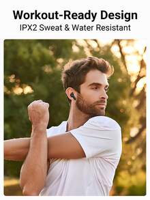 JBL Vibe 200TWS 真无线入耳式耳机，总播放时间 20 小时，低音浑厚，佩戴舒适，IPX2 防水，小巧便携