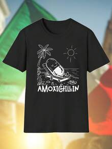 AMOXICHILLIN Maglietta Uomo Fashion T Shirt Estiva Cotone Manica Corta Streetwear Casual  Offerta Speciale Acquista Subito Top Bestseller Nuova Collezione