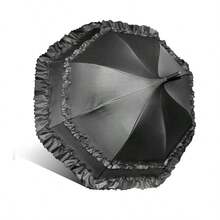 Lolita Princess Parasol, Lace Frill Parasol, European Style, Gothic Design, UV Protection, Rain Or Shine, Cute Parasol - Multicolor - View 12