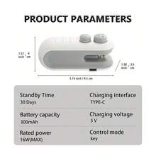 SOKANY Mini Snack Bag Sealing Machine, Food Storage Sealing Machine, Portable Sealing Machine.Cut And Seal 2 In 1, With A Chip Cutter.USB Rechargeable Sealing Machine, Two Functions, Dual-Purpose Bag Sealing/Bag Opening, With Magnetic Suction At The Bottom, Can Be Used As Refrigerator Stickers, Suitable For Household Hot Fans, Sealing Machines, And Thermal Vacuum Sealing Machines.