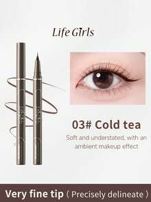 Life Girls 1 支超细防水、防汗、防晕染、防褪色液体眼线笔，适合初学者 - 彩色 - 查看 9
