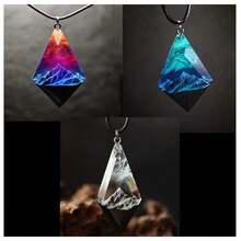 YP Glow In The Dark Necklaces Jellyfish Jewelry Resin Luminous Glowing Pendant-796614 - ZA-Red1 - 查看 6