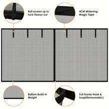 شاشة باب الجراج، شاشة باب الجراج لسيارتين، شاشات أبواب الجراج لجراج سيارة واحدة، شاشة باب الجراج المغناطيسية
