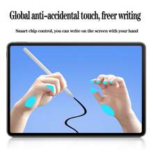 1支兼容苹果iPad的电容式触控笔，带LED电源指示灯，合金材质，磁吸渐变色设计，兼容2018-2025款iPad机型 - 彩色 - 查看 10