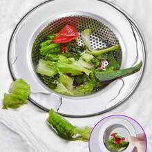 4.5 Inch 304 Stainless Steel Kitchen Sink Strainer, Fits Most Kitchen Sinks - Silver - View 8