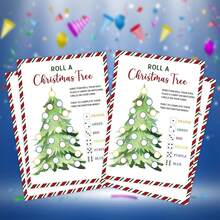 20pcs Country Floral Christmas Trivia Game, Includes Holiday Movie And Song Questions, Suitable For Adults, Office, Groups, Thanksgiving