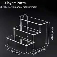 Suport/raft de depozitare acrilic! Decorațiuni pentru cameră. Poate expune parfumuri, rujuri, bijuterii, păpuși mici, ochelari etc. Poate fi folosit și pentru a plasa obiecte la petreceri. O alegere excelentă pentru a oferi cadouri de Halloween, Ziua Națională, Crăciun și alte festivaluri!