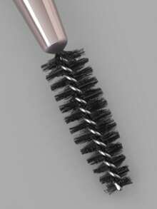 Precision Angled Dual-Ended Eyeliner Brow Brush - Champagne Gold Nylon Brow Brush For All Makeup Wearers - Fine Angled Eyeliner Brow Brush For Silk Detail Eye Makeup Beauty Makeup Tools