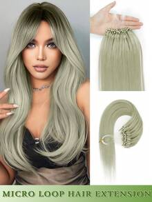 12-22 Inch Remy Human Hair I-Tip Extensions, Easy To Style, Cold Fusion No Shedding, Soft & Natural, Durable, Portable For Travel & Daily Styling - Multicolor - View 32