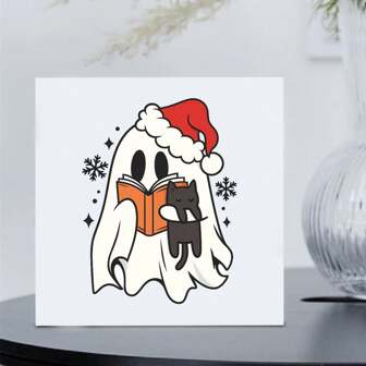 Decorative Plaque & Signs Cute Ghost Christmas Gift - A Perfect Cute Desk Decor, Boho Room Decor, And Office Decor For Women. Ideal As A Housewarming Gift, Birthday Gift For Her, Or Anniversary Gift. Suitable For Various Scenes Like Home Offices, Bedrooms, And Living Rooms, And Perfect For Christmas And Other Festive Occasions.