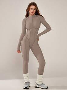 NcmRyu 1 件女士无缝紧身塑身裤，提拉塑身，适合健身、锻炼、跑步、瑜伽