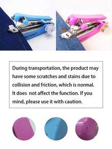 1pc Mini Manual Sewing Machine, Easy To Carry, Suitable For All Areas Such As Living Room, Kitchen And Bedroom - Multicolor - View 10