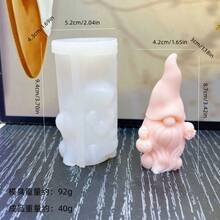 Mucegai de silicon pentru lumânări de Crăciun, dovleac, craniu, gnom, mucegai de mătură DIY, gnom