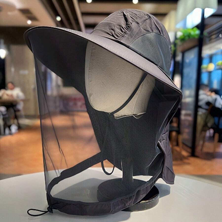 1 Mosquito Net Hat With UPF50+ Sun Protection, Breathable Mesh Bug Net ...