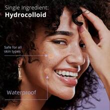 200/600/1200片水胶体贴片 - 隐形祛痘贴，不干燥吸收，无香精和无酒精，适合所有浅米色皮肤类型，男女通用，亲肤设计，温和粘性，日常护肤