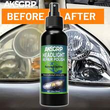 AKSGRP AKSGRP Líquido de restauración de faros de coche de 30ml (1.01Oz), reparación rápida DIY para faros amarillentos y opacos, restaura la claridad como nuevo
