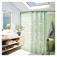 Barra de cortina de ducha curva de 43-78 pulgadas, barra de baño ajustable y resistente a la oxidación - Negro - Ver 7