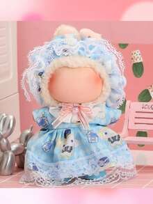 1pc Clothes For Doll Suitable For La Bubu1st/2nd/3rd Generation Ceramic Figurine Clothes(Only Clothes) - Multicolor - View 5
