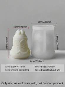 Christmas Gift Box, Teddy Bear, Christmas Tree, Santa Claus, Gingerbread Man 3D Silicone Mold, Candle Mold, Durable 3D Silicone Mold, Exquisite Structure Easy To Disassemble And Clean, Specially Designed For Batch Candle Production, Compatible With Plaster Sculptures And Creative Graffiti, Inspiring Unlimited Imagination And Creativity For DIY Enthusiasts, Supporting Repeated Batch Production Of Candles Home Decor Christmas Decorations Room Decor, Christmas Gifts