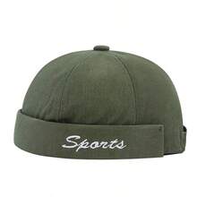 6 Colors Men Landlord Hat Brimless Caps Hiphop Melon Skin Cap Winter Outfits Fall - Multicolor - View 11