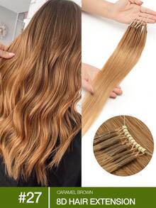 8D纳米珠接发，微环真人发接发，隐形无痕微环真人发接发，微珠直发接发，隐形迷你硅胶珠，易于安装，无缝，自然直发，完美延长长发，打造自然直发造型