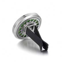 New High Quality Stainless Steel Car Perfume Diffuser Car Clips Pendants Lockets Perfume Essential Oil Diffuser Car Vent Clip Aroma Diffuser Interior Decor Stainless Steel Long-Lasting Air Freshener Aromatherapy Accessories - Silver - View 8