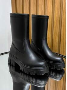 Metropolitan Soul Urban Boot, Blogger Style, In Super  Soft Stretch Napa. - Màu đen mềm mại - Xem 3