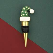 Weihnachts-Hund & Bär geformter Weinflaschen-Verschluss, kreatives Verschluss-Geschenk für Weihnachtsferien - Verschiedenfarbig - Übersicht 12